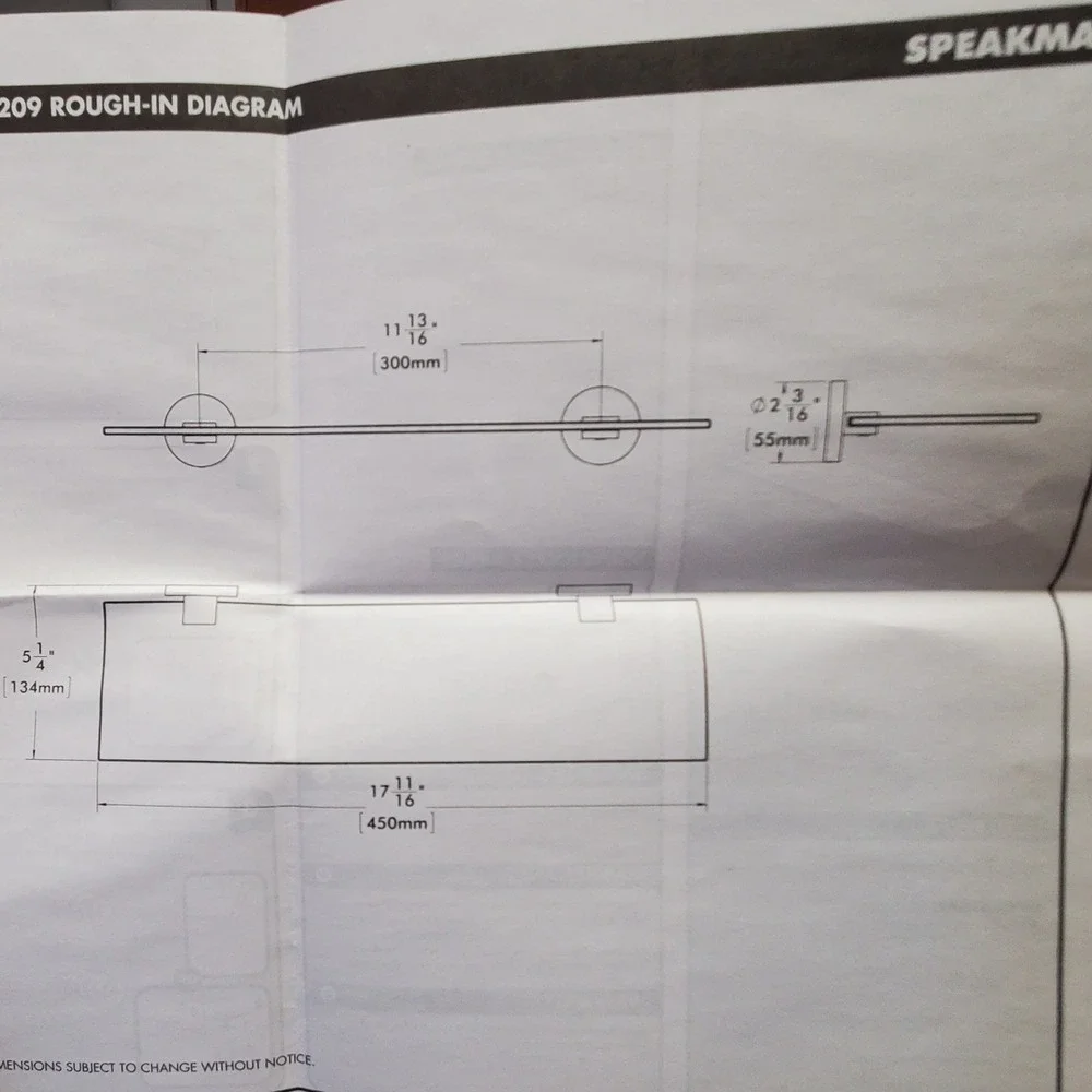 Speakman Neo Polished Chrome Glass Shelf SA-1209 Bathroom Vanity‎ Storage New